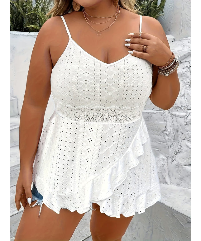 KissICON Plus Size - Women'S Plus Size Elegant White