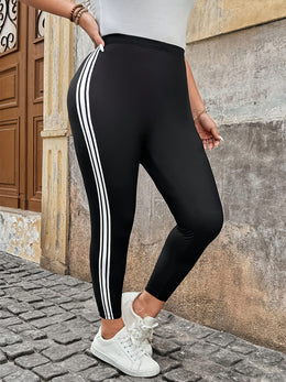jkthpu-45 Plus Size - Women'S Plus Size High-Waisted Leggings