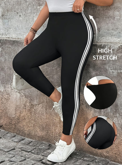 jkthpu-45 Plus Size - Women'S Plus Size High-Waisted Leggings