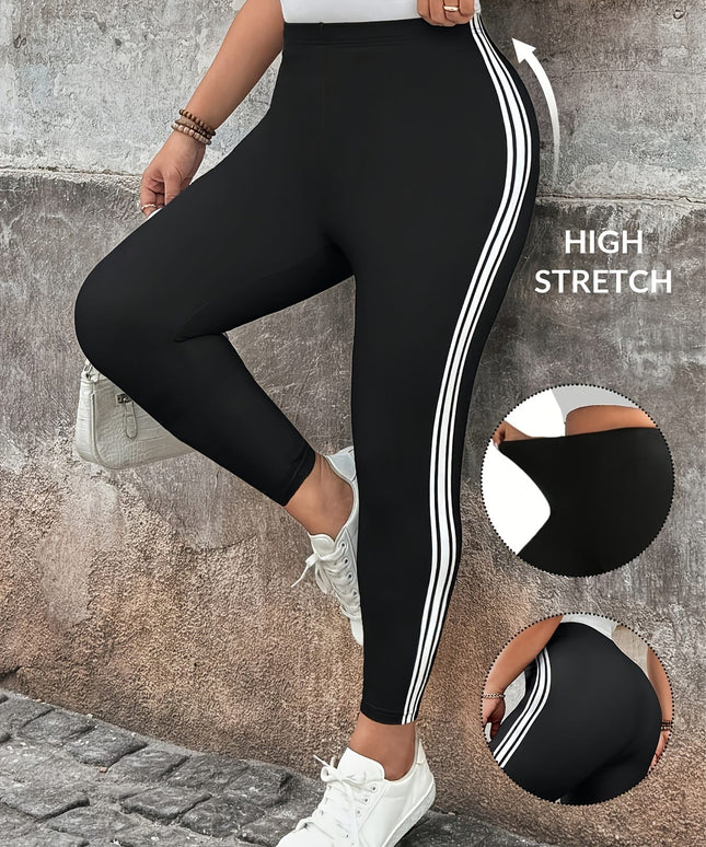 jkthpu-45 Plus Size - Women'S Plus Size High-Waisted Leggings