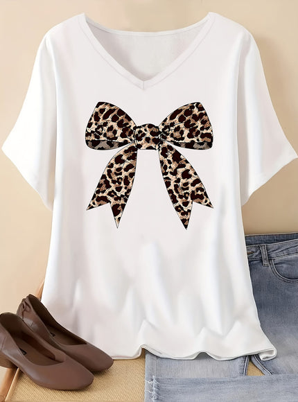 jkthpu-45 Plus Size - Women'S Plus Size Leopard Print