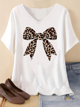 jkthpu-45 Plus Size - Women'S Plus Size Leopard Print