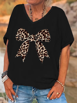 jkthpu-45 Plus Size - Women'S Plus Size Leopard Print