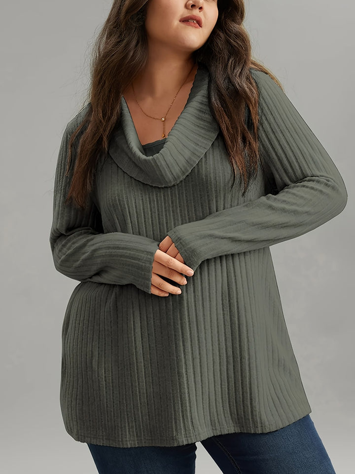 Plus Size, Women's Plus Size Oversized Elegant Ruffled