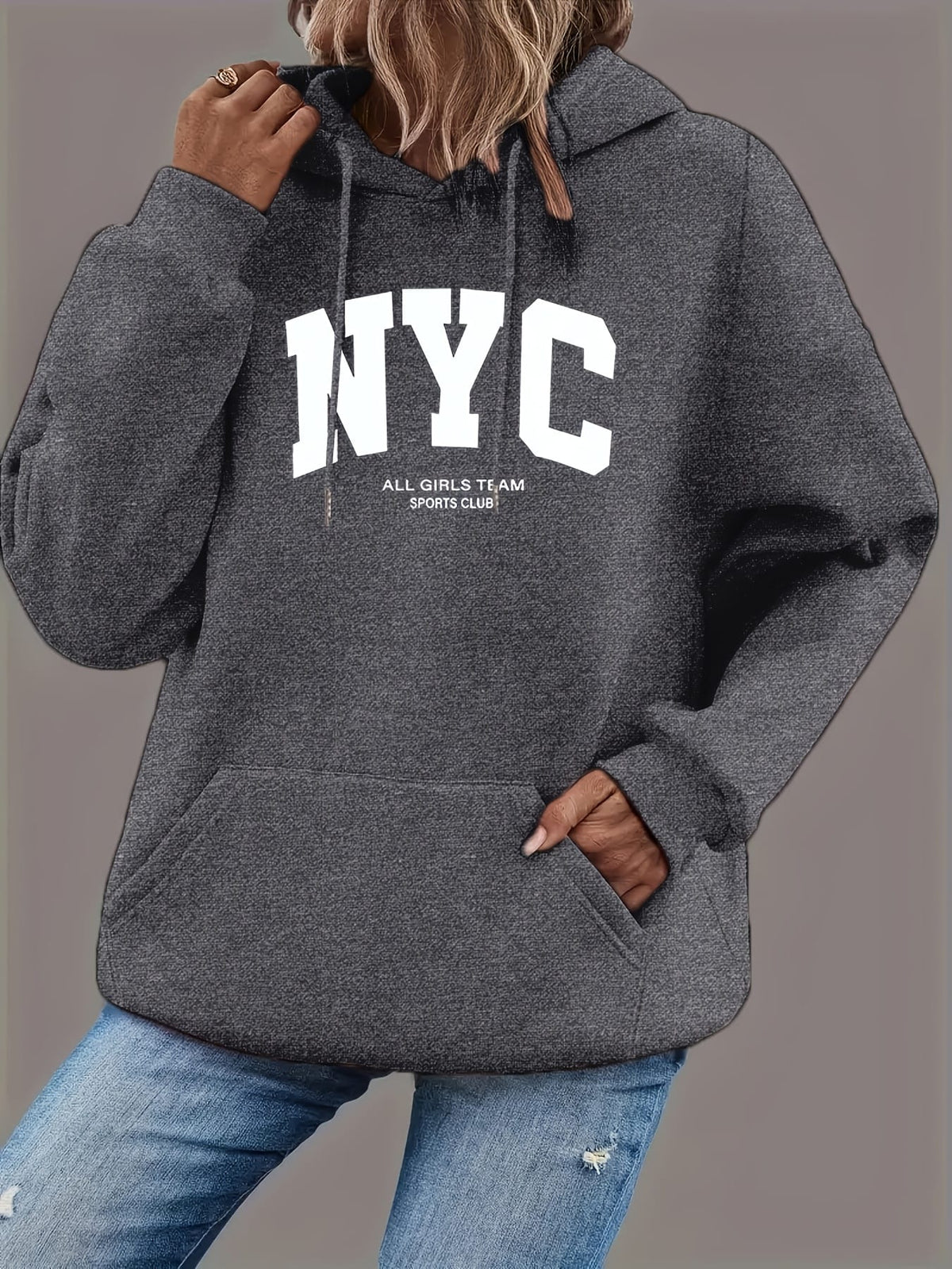 jkthpu-45 Plus Size - Women'S Plus Size Oversized Hoodie