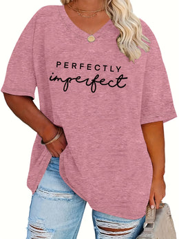 jkthpu-45 Plus Size, Women's Plus Size Oversized T-Shirt -