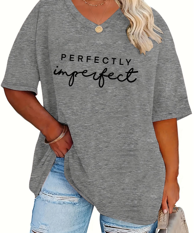 jkthpu-45 Plus Size, Women's Plus Size Oversized T-Shirt -