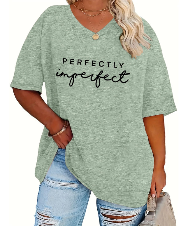 jkthpu-45 Plus Size, Women's Plus Size Oversized T-Shirt -