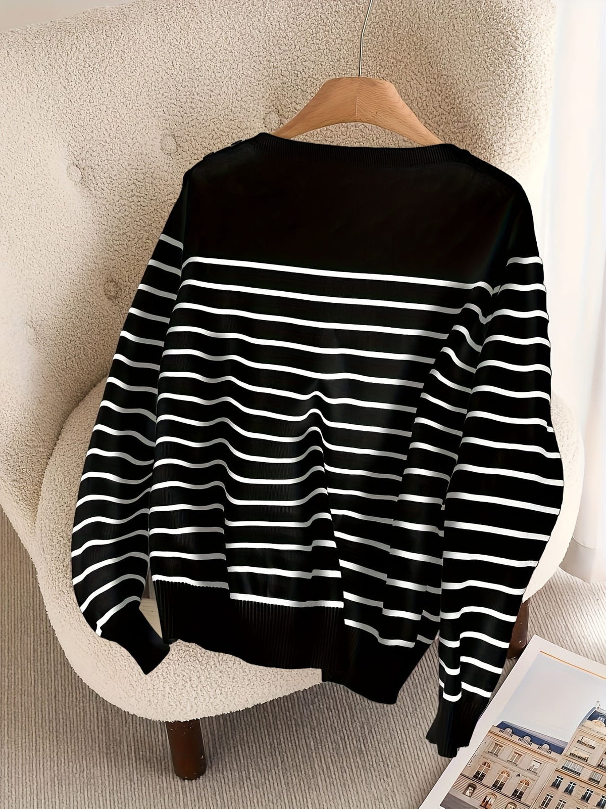 jkthpu-45 Plus Size, Women's Plus Size Round Neck Long