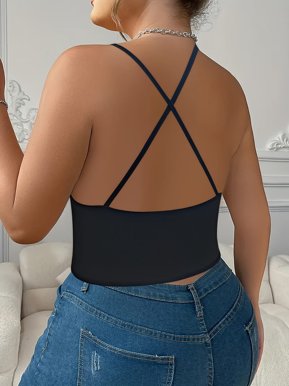 KissICON Plus Size, Women's Plus Size Sexy Tank Top