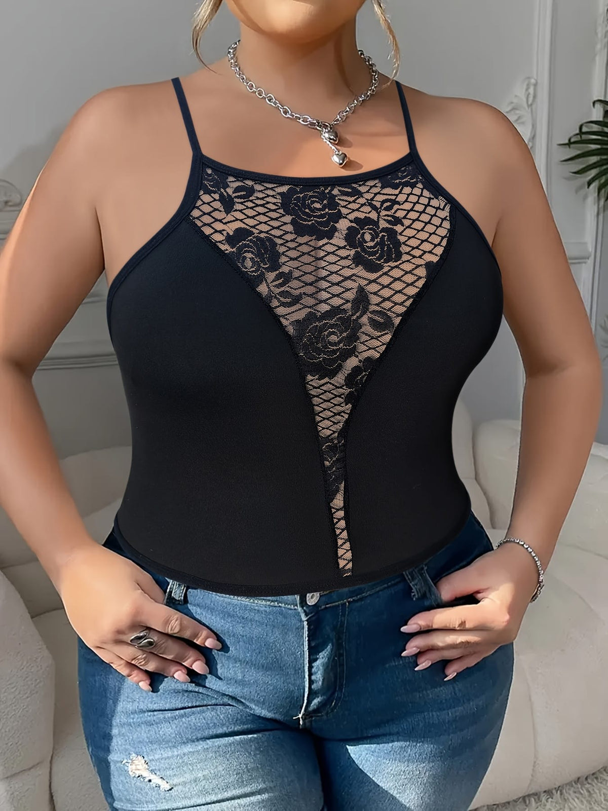 KissICON Plus Size, Women's Plus Size Sexy Tank Top