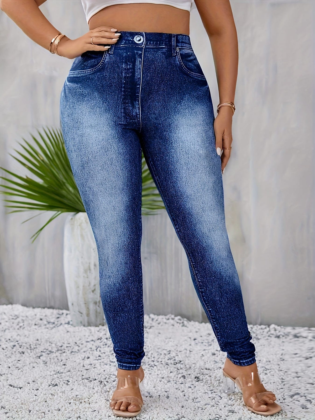 jkthpu-45 Plus Size - Women'S Plus Size Skinny Jeans