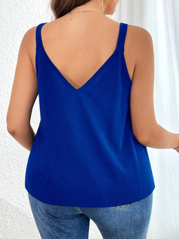 jkthpu-45 Plus Size, Women's Plus Size Sleeveless Top -