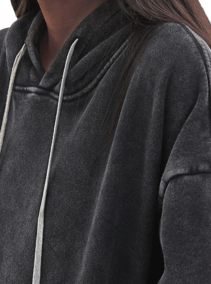 jkthpu-45 Plus Size - Women'S Vintage Washed Red Hoodie