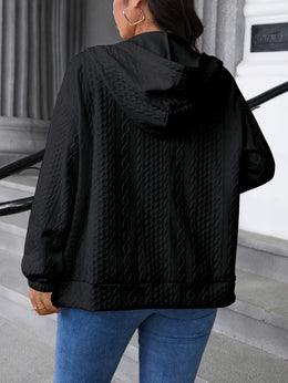 jkthpu-45 Plus Size -zipper jacket