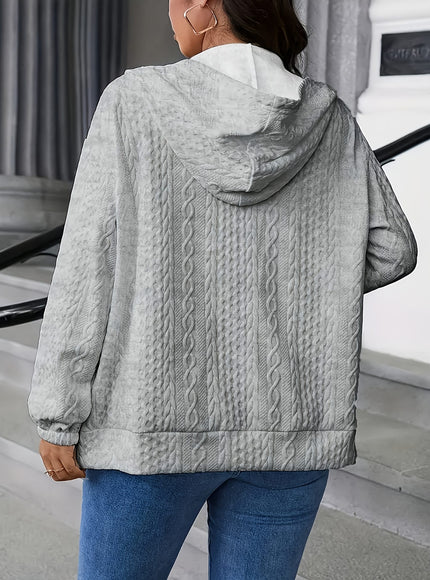 jkthpu-45 Plus Size -zipper jacket