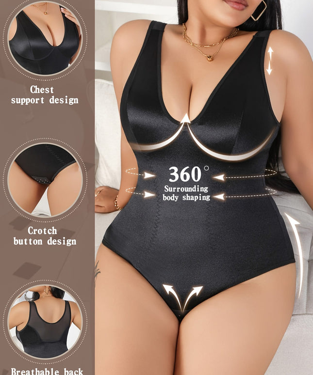 jkthpu-45 PlusSize Sculpting Bodysuit Flawless FullFigure Confidence