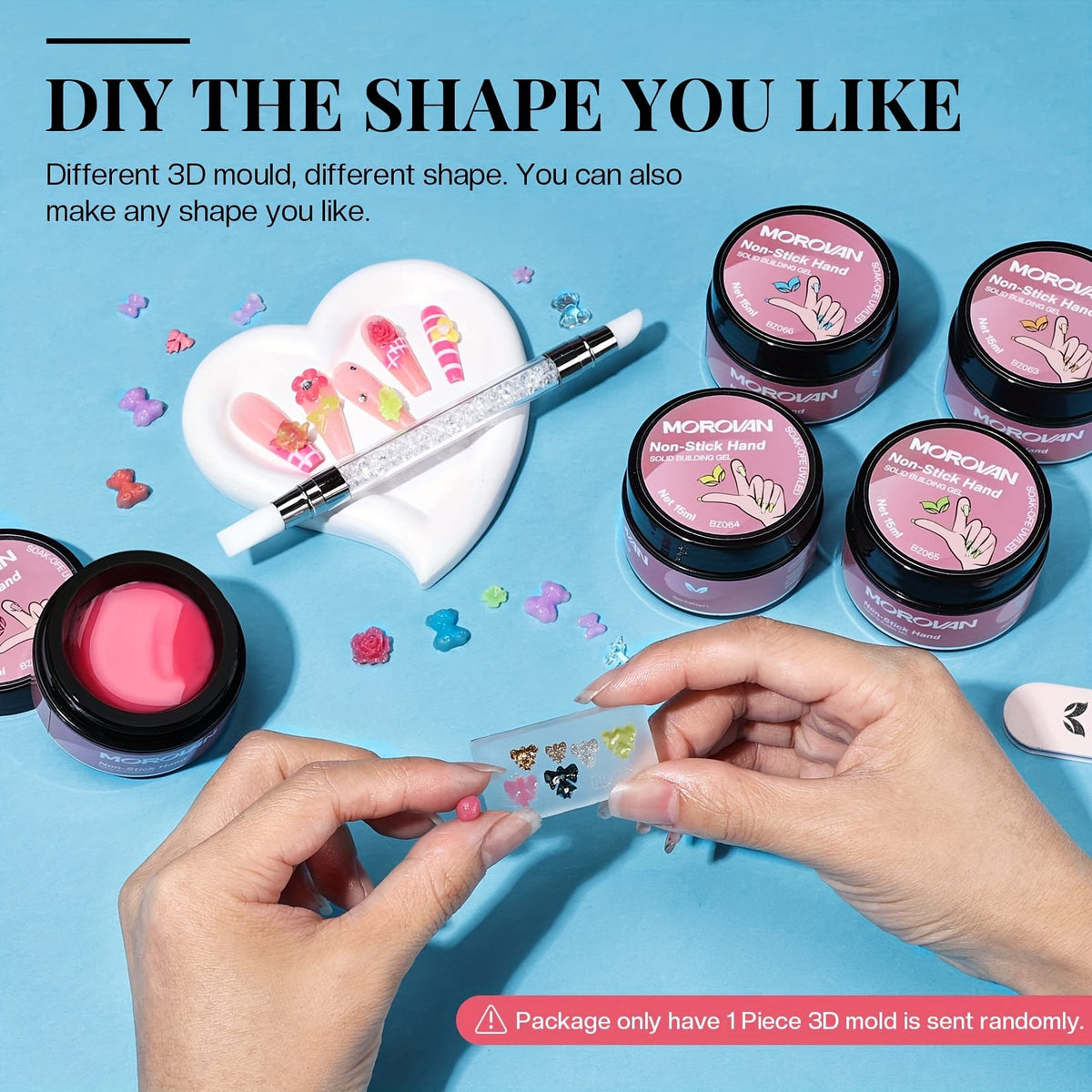 KissICON PM30 KissIcon Morovan Builder Gel Kit - Non Sticky