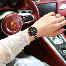 KissICON POEDAGAR Fashion Elegant Women Watches Week Date High Quality Waterproof Ladies Quartz Watch Stainless Steel Watch For Woman+Box