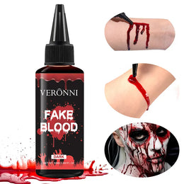 KissICON pointed beak Washable Eye Create Realistic Blood Fake Blood Halloween Makeup For Drops Effect