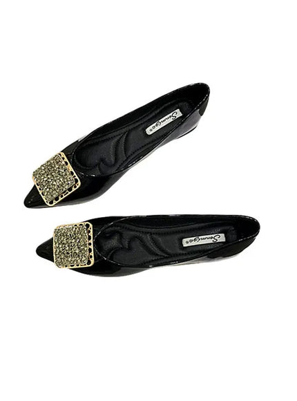 KissICON Pointed toe flat shoes women 2021 summer women's
