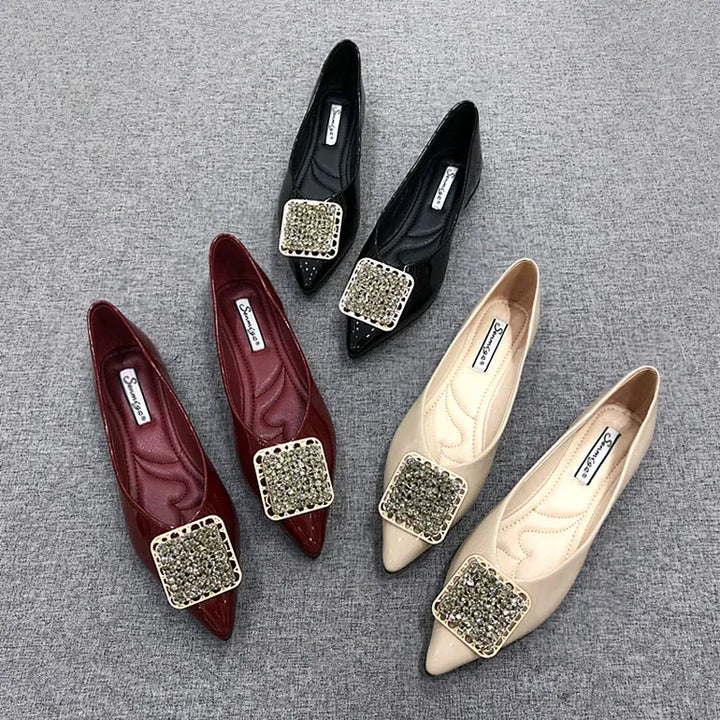 Pointed toe flat shoes women 2021 summer women's