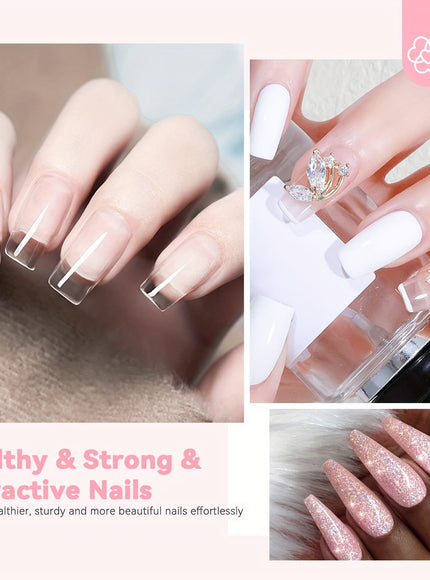 KissICON Poly Methyl Methacryl 💋 SAVILAND Powdered Nail Kit - All-In-One Nail