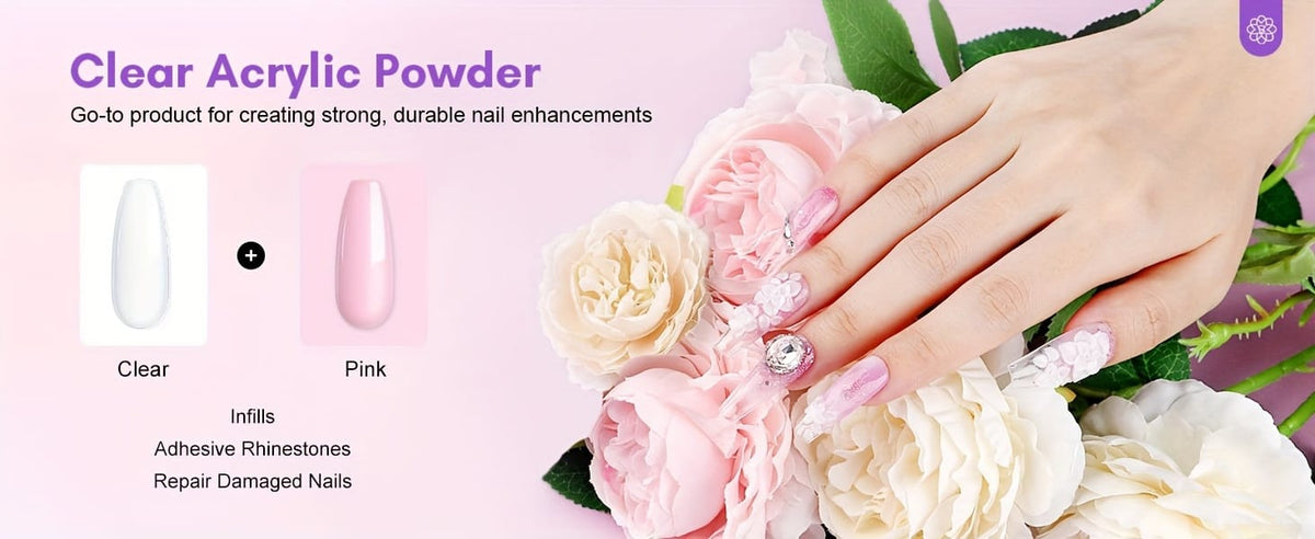 KissICON Polychrome 💋 Complete Acrylic Nail Kit For Starter -