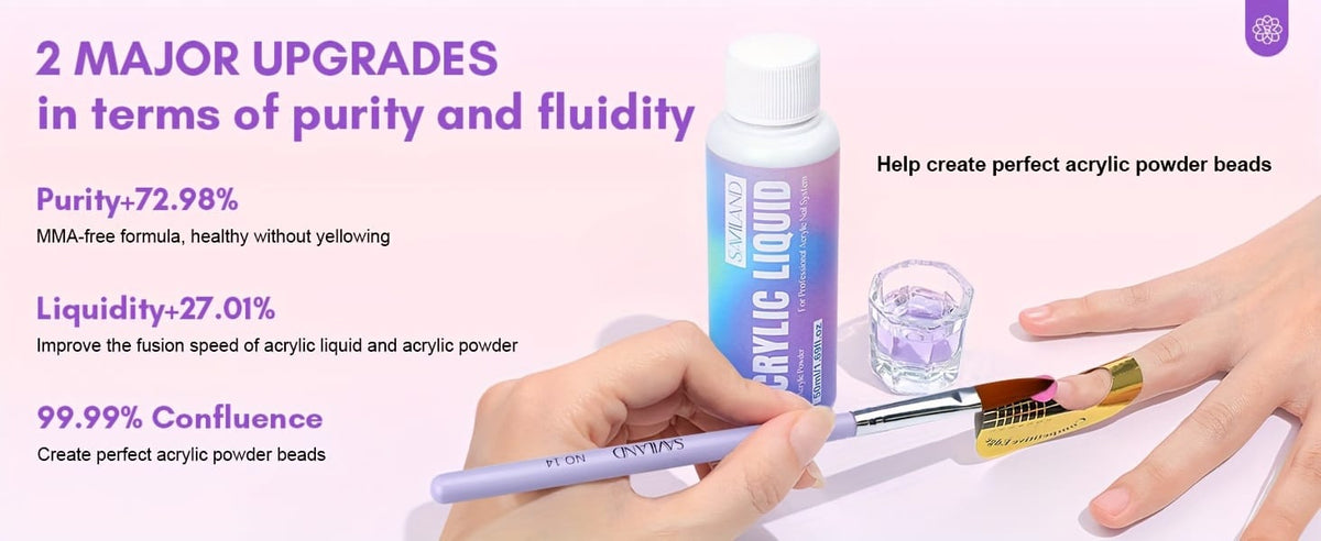 KissICON Polychrome 💋 Complete Acrylic Nail Kit For Starter -