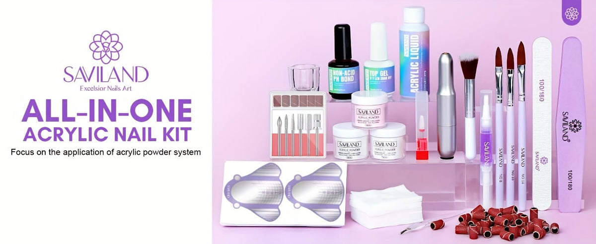 KissICON Polychrome 💋 Complete Acrylic Nail Kit For Starter -