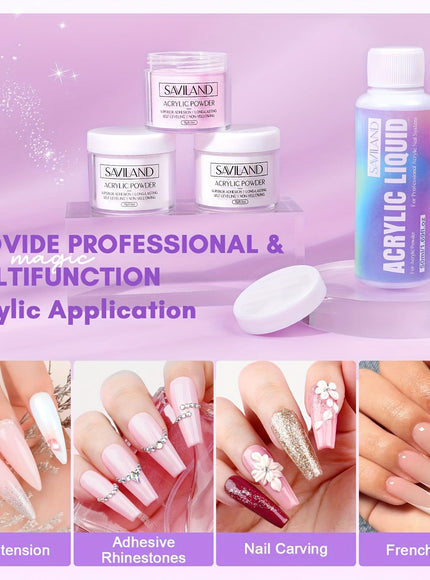KissICON Polychrome 💋 Complete Acrylic Nail Kit For Starter -