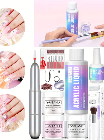 KissICON Polychrome 💋 Complete Acrylic Nail Kit For Starter -