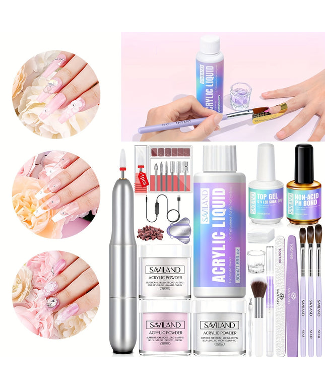 KissICON Polychrome 💋 Complete Acrylic Nail Kit For Starter -