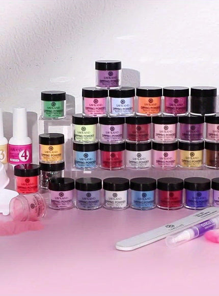KissICON Polychrome KissIcon 30 Colors Keratin Dip Powder Kit -