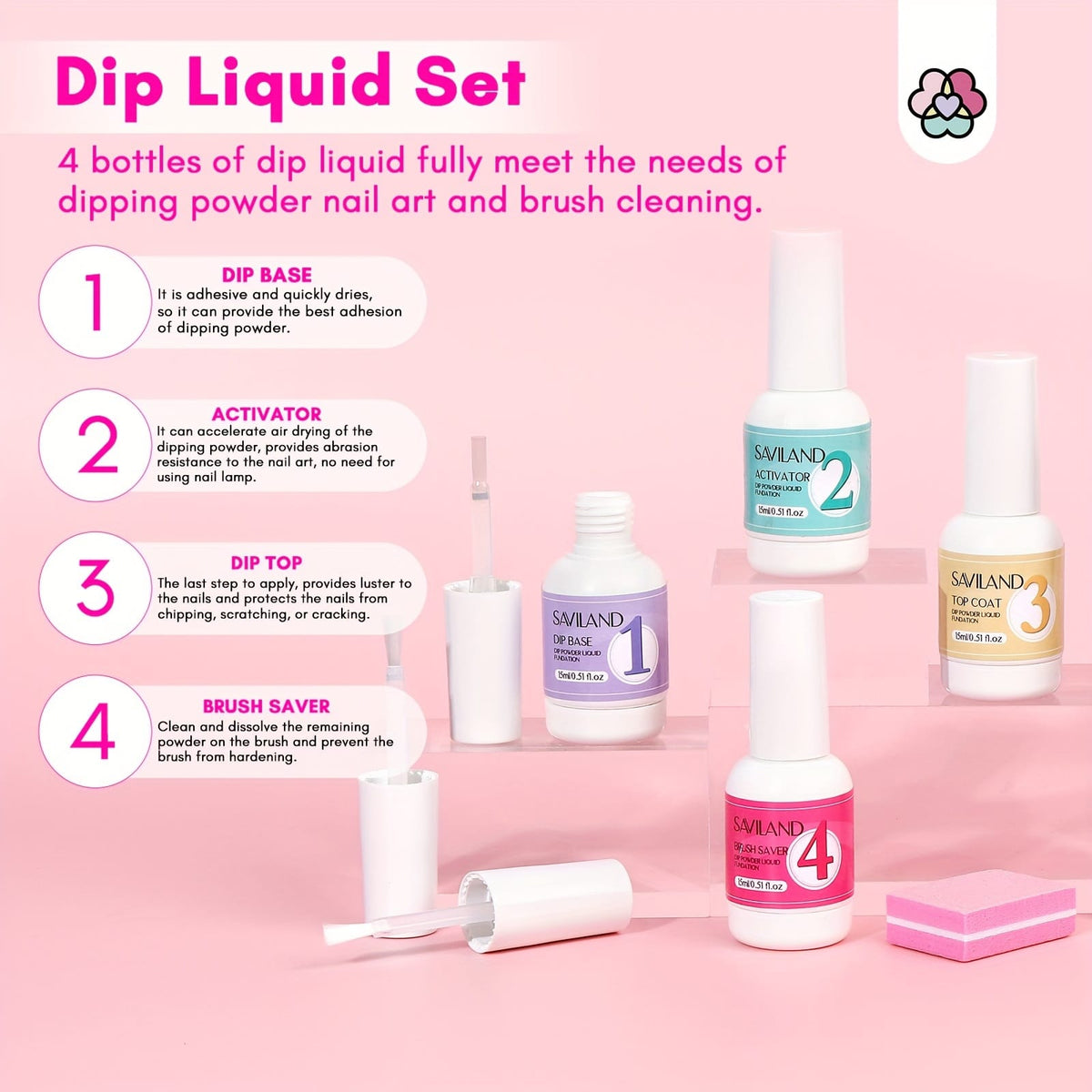 KissICON Polychrome KissIcon 30 Colors Keratin Dip Powder Kit -