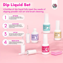 KissICON Polychrome KissIcon 30 Colors Keratin Dip Powder Kit -