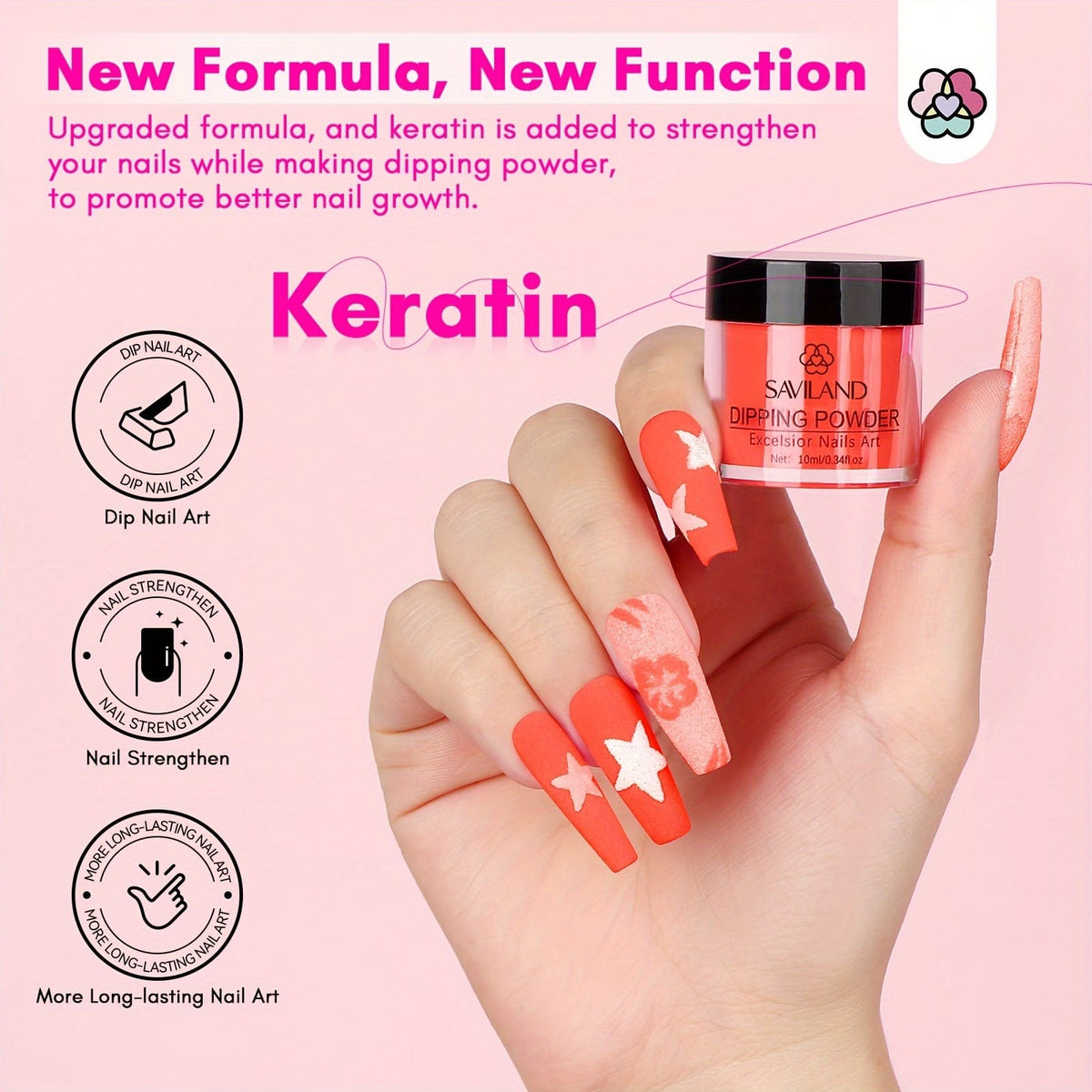KissICON Polychrome KissIcon 30 Colors Keratin Dip Powder Kit -
