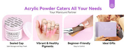 KissICON Polychrome KissIcon Saviland Acrylic Nail Kit - Beginner Ready