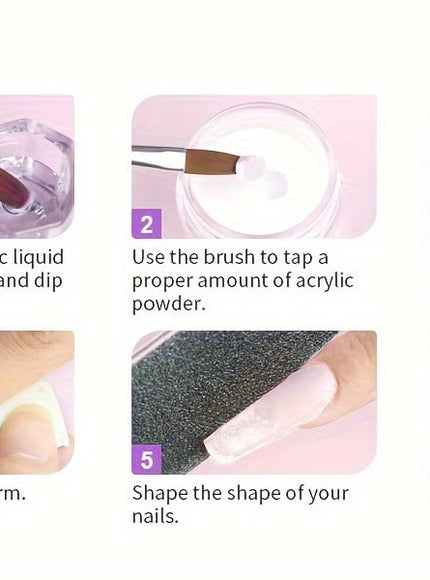 KissICON Polychrome KissIcon Saviland Acrylic Nail Kit - Beginner Ready