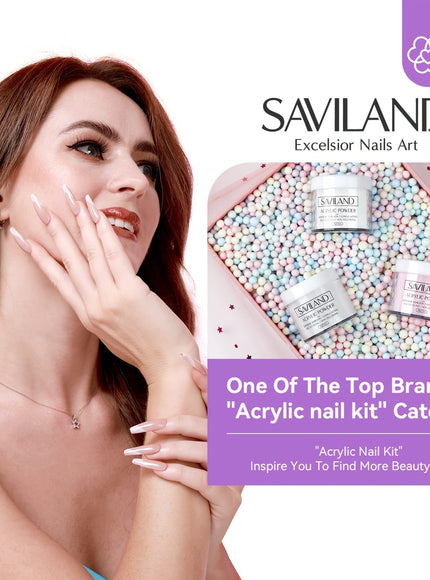 KissICON Polychrome KissIcon Saviland Acrylic Nail Kit - Beginner Ready