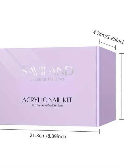 KissICON Polychrome KissIcon Saviland Acrylic Nail Kit - Beginner Ready