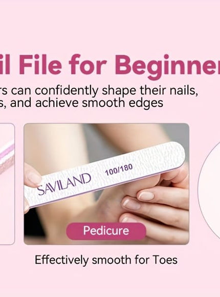 KissICON Polychrome KissIcon Saviland Practice Hand Acrylic Nails - Silicone