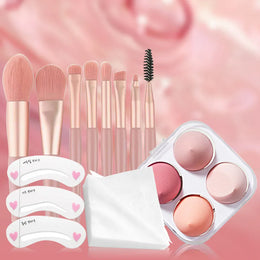 KissICON POP003F [KissIcon] POPFEEL 19 Pcs Makeup Gift Set -
