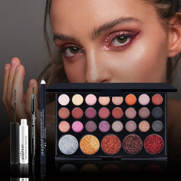 KissICON POP003F [KissIcon] POPFEEL 19 Pcs Makeup Gift Set -