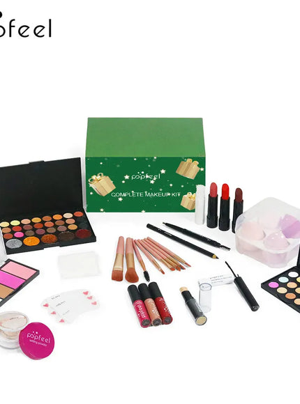 KissICON POP003F [KissIcon] POPFEEL 19 Pcs Makeup Gift Set -