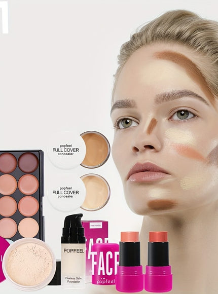 KissICON POP011B Popfeel Allinone Creative Beauty Gift Box – Makeup