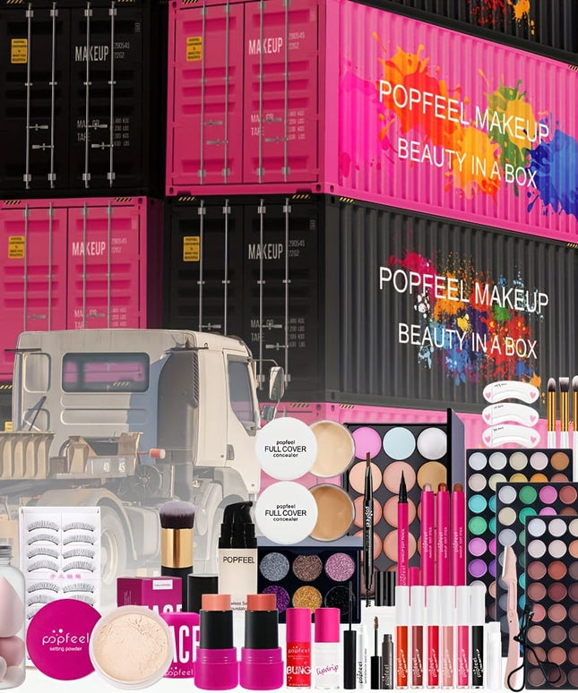 KissICON POP011B Popfeel Allinone Creative Beauty Gift Box – Makeup