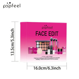KissICON Popfeel 11pc Makeup Brush Set – Perfect Gift
