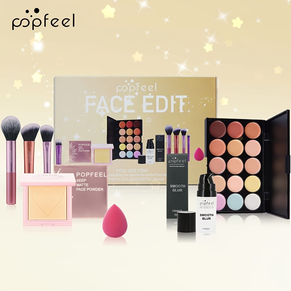 KissICON Popfeel 11pc Makeup Brush Set – Perfect Gift