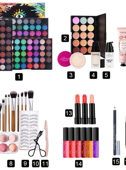 KissICON Popfeel 18piece Makeup Gift Box – All Occasions